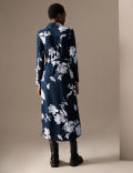 Floral Midaxi Shirt Dress