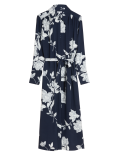 Floral Midaxi Shirt Dress