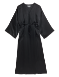 V-Neck Maxi Kimono Dress