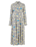 Polka Dot Midi Shirt Dress