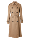 Pure Cotton Double Breasted Trench Coat