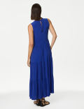 Cupro Rich Tiered Midaxi Dress
