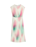 Cupro Rich Ombre Twist Detail Dress