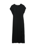 Lace Detail Midaxi Skater Dress
