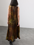 Animal Print Midaxi Column Dress