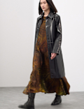 Animal Print Midaxi Column Dress