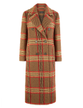 Checked Boyfriend Coat