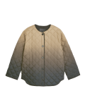 Ombre Quilted Collarless Jacket