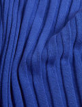 Silk Blend Ribbed V-Neck Jumper