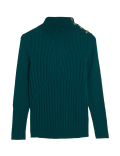 Pure Merino Wool Funnel Neck Jumper