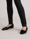 Stay New™ Skinny Button Front Jeans
