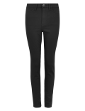 Stay New™ Skinny Button Front Jeans