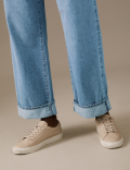High Waisted Straight Leg Jeans
