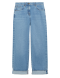 High Waisted Straight Leg Jeans