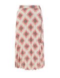 Printed Fit & Flare Midi Skirt