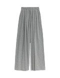 Jersey Wide Leg Joggers