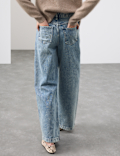 High Waisted Wide Leg Jeans