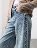 High Waisted Wide Leg Jeans