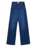 Luxury High Waisted Wide Leg Jeans