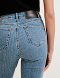 Luxury High Waisted Flared Jeans