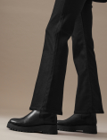 Luxury High Waisted Flared Jeans