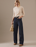 Luxury High Waisted Wide Leg Jeans