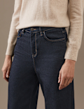 Luxury High Waisted Wide Leg Jeans