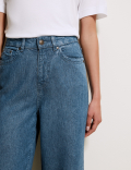 Pure Tencel™ High Waisted Wide Leg Jeans