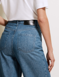 Pure Tencel™ High Waisted Wide Leg Jeans
