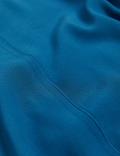 Satin Back Crepe Short Sleeve Top