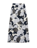 Cupro Rich Floral Maxi Slip Skirt