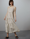 Striped Relaxed Maxi Dress