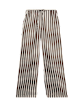Pure Ramie Striped Wide Leg Trousers