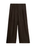 Textured Wide Leg Trousers