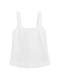 Irish Linen Button Detail Cami Top