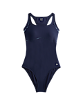 Padded Laser Cut Racer Back Swimsuit