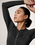 Zip Up Long Sleeve Swimsuit