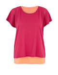 Textured Double Layer Top