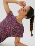 Lightweight Scoop Neck Relaxed T-Shirt