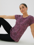 Lightweight Scoop Neck Relaxed T-Shirt