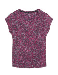 Lightweight Scoop Neck Relaxed T-Shirt