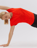 Textured Lightweight Short Sleeve Top