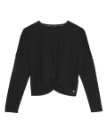 Lightweight Twist Front Long Sleeve Top
