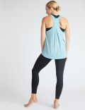 Relaxed Pleat Back Yoga Vest