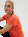 Lightweight Scoop Neck Relaxed T-Shirt