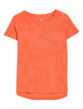 Lightweight Scoop Neck Relaxed T-Shirt