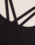 Cross Back Crop Top