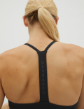 Scoop Neck Bar Back Crop Top