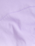 Pure Cotton Oversized Cropped T-Shirt