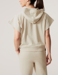 Cotton Rich Sleeveless Hoodie